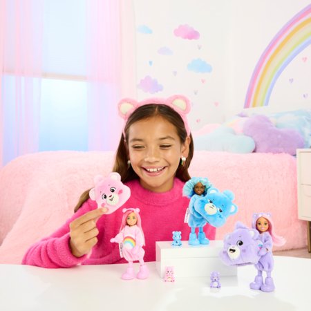 BARBIE Čelse's Cutie Reveal Care Bears siurprizų rinkinys, JCN97 