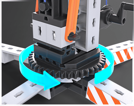 FISCHER TECHNIK konstruktorius statybinis kranas, 576103 