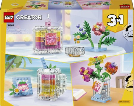 31383 LEGO® Creator Dekoratyvus kvepalų buteliukas su gėlėmis 