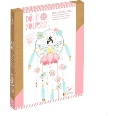 DJECO kūrybinis sapnų gaudyklės kūrimo rinkinys Lotus Fairy, DJ07963 