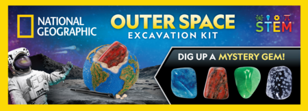 NATIONAL GEOGRAPHIC rinkinys Outer Space Excavation, CRNGSPACEPDQINT 