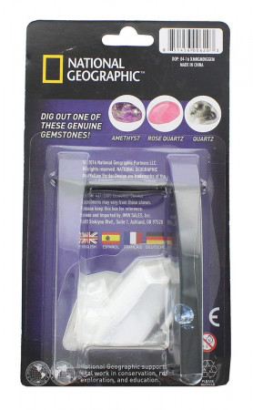 NATIONAL GEOGRAPHIC rinkinys Carded Mini Dig Gemstone, NGMDIGGEM NGMDIGGEM