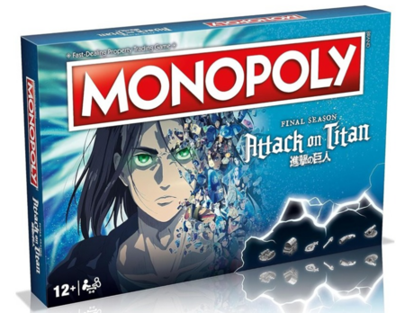 MONOPOLY stalo žaidimas Attack on Titan The Final Season, EN, WM04214-EN1-6 