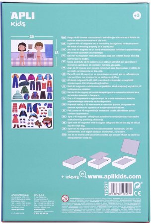 APLI KIDS magnetinis žaidimas-dėlionė "Apsirenkime", APLI17557 APLI17557