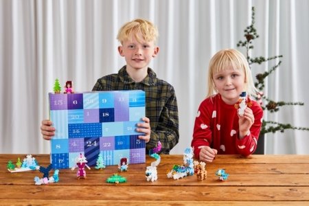 PLUS PLUS advento kalendorius SANTA'S NORTHERN LIGHTS ADVENTURE, 4337 