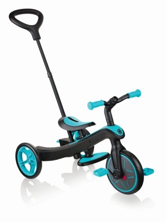 GLOBBER triratukas Trike Explorer 4in1, melsvai žalias, 632-105 632-105