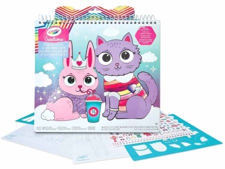 CRAYOLA spalvinimo rinkinys Pets Fashion Sketch, 04-1173 