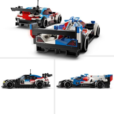 76922 LEGO® Speed Champions Lenktyniniai automobiliai BMW M4 GT3 ir BMW M Hybrid V8 