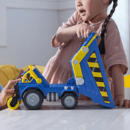 RUBBLE & CREW statybinė transporto priemonė Wheeler‘s Bark Yard Deluxe Dump Truck, 6070126 