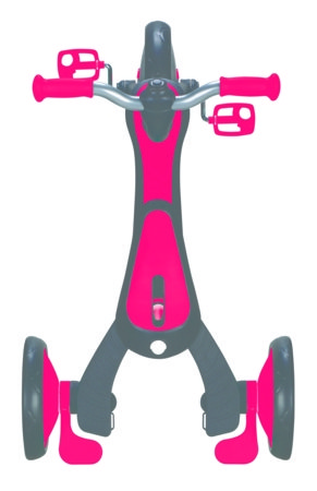 GLOBBER triratukas Explorer Trike Foldable 4 In 1, raudonas spalvos, 732-102 