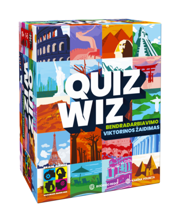 BRAIN GAMES stalo žaidimas QuizWiz LT, BRG#QWLT 