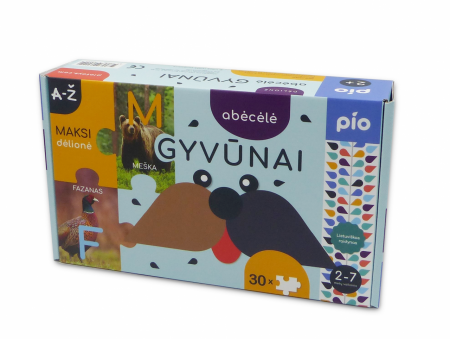 PIO Žaidimas dėlionė Abecėlė-Gyvūnai, PN60112 