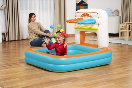 BESTWAY pripučiamas žaidimų centras 3 in 1, 52728 