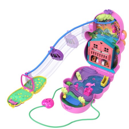 POLLY POCKET beždžionėlės pramogų rinkinys, HWP04 