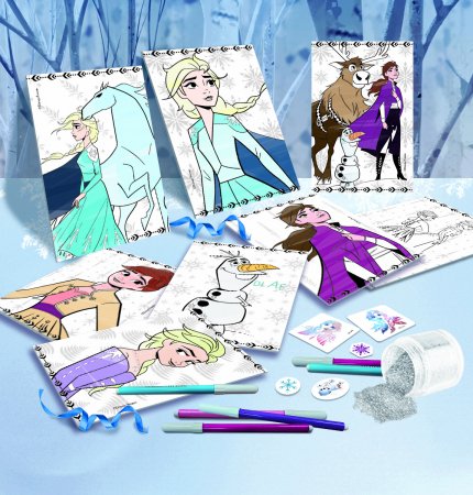 FROZEN 2 kūrybinis rinkinys su piešimo staliuku, 73719 73719