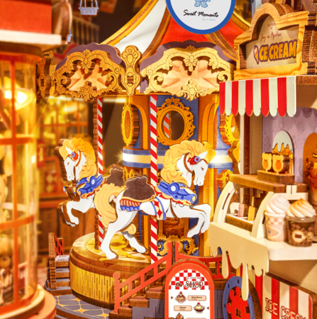 ROLIFE medinis konstruktorius Pasakų Pramogų Parkas, TGB17 