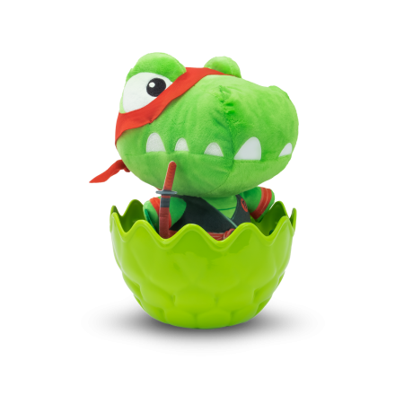 CRACKIN EGGS pliušinis riaumojantis dinozauras Dino T-Rex Ninja, asort., SK017A1 