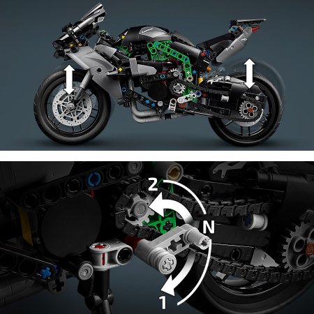 42170 LEGO® Technic Motociklas Kawasaki Ninja H2R 