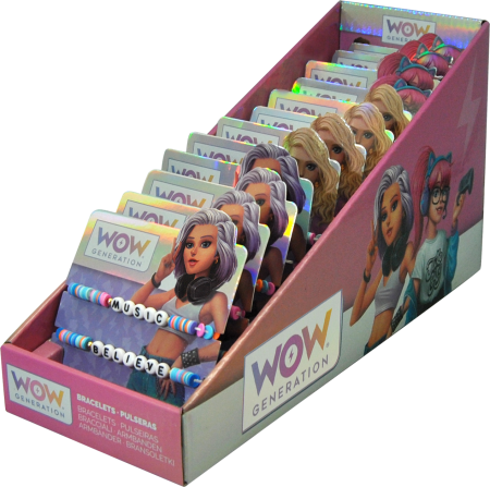 WOW GENERATION apyrankės su žinute, 2 vnt., WOW00008 