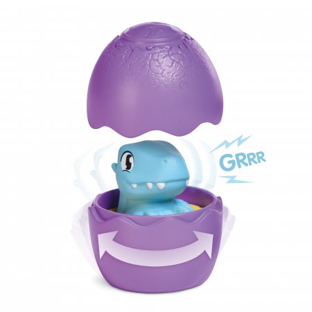 TOMY mašinėlės rinkinys su dinozauru Chase & Roll Raptors, E73251 E73251