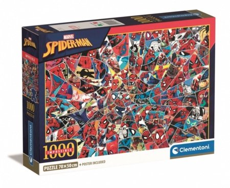 CLEMENTONI SPIDER-MAN dėlionė Impossible, 1000 det., 39916 