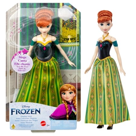 DISNEY FROZEN dainuojanti lėlė Ana, anglų kalba, HLW56 HLW56