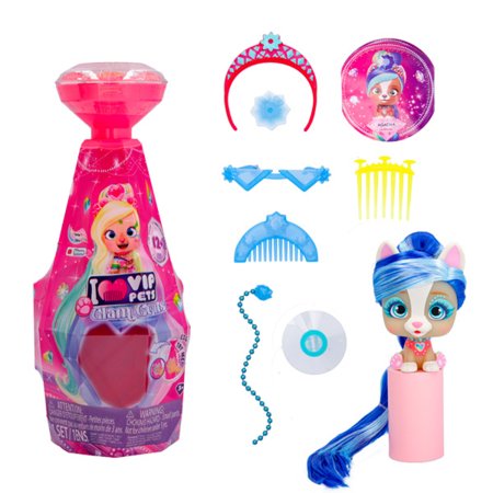 VIP PETS figūrėlių rinkinys įvaizdžio kūrimui Glam Gems S5, asort., 712980IM3E 