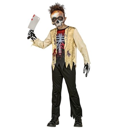 WIDMANN kostiumas Zombio skeletas, dydis (140 cm / 8-10 metų), 98257 
