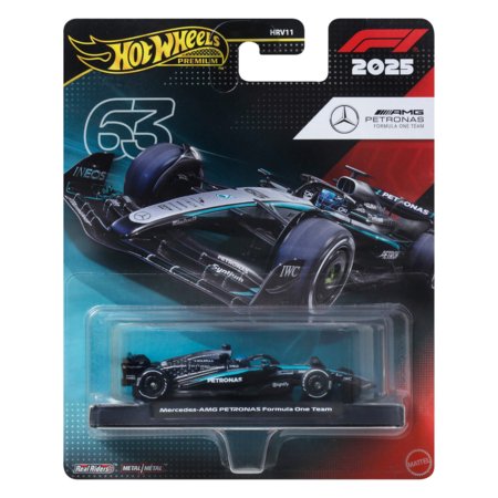 HOT WHEELS 1:64 Premium F1 Mercedes-Benz George Russell bolidas, JKD80 