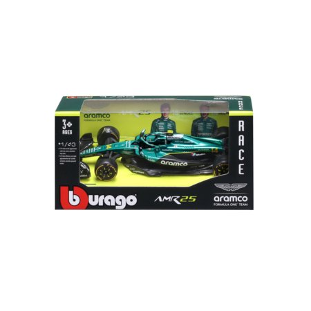 BBURAGO automodelis Aston Martin AMR25 (2025) #14 Alonso ir #18 Stroll, 18-38250 