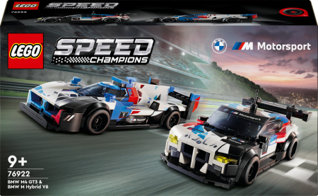 76922 LEGO® Speed Champions Lenktyniniai automobiliai BMW M4 GT3 ir BMW M Hybrid V8 