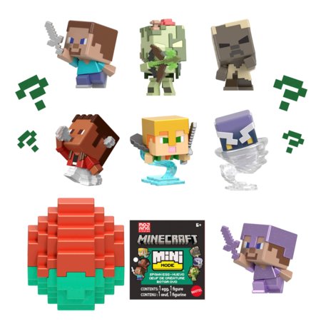 MINECRAFT mini siurprizų rinkinys kiaušinis, HXT64 