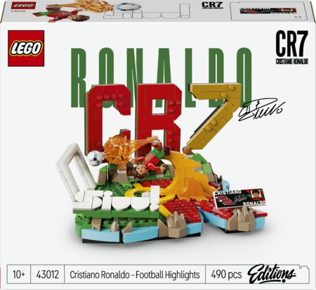 43012 LEGO® Editions Cristiano Ronaldo – svarbiausi futbolo įvykiai 