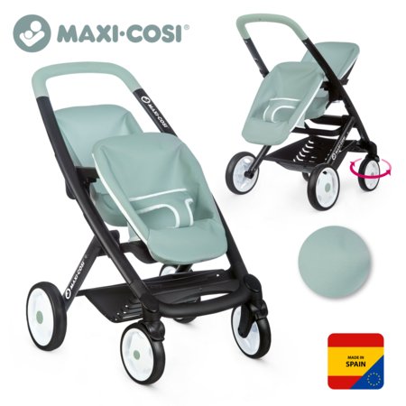 SMOBY Maxi-Cosi dvivietis vaikiškas vežimėlis, 7600253220 