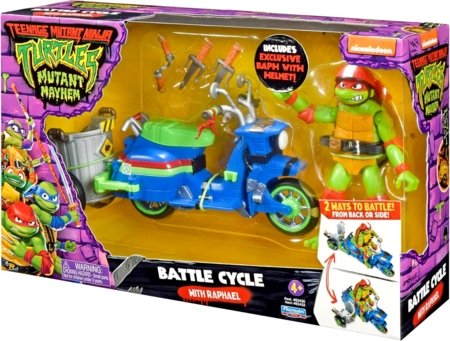 TMNT motociklas su figūrėle Raphael, 84306 83432