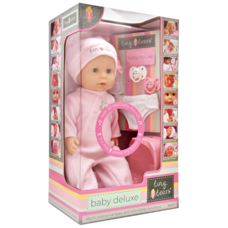 TINY TEARS interaktyvi lėlė-kūdikis Deluxe, 11018 
