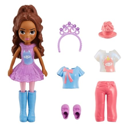 POLLY POCKET mažasis mados rinkinys asort, HNF50 HNF50
