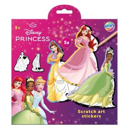 MOXY DISNEY PRINCESS nutrinamų lipdukų rinkinys, TT045200 