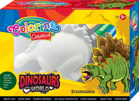 COLORINO CREATIVE dažymo rinkinys Stegosaurus, 91350PTR 91350PTR