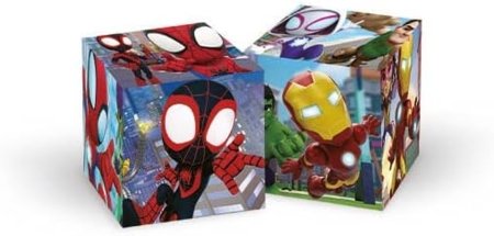 CLEMENTONI dėlionė Spidey and His Amazing Friends, 6 kubai., 40661 