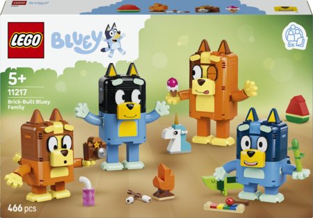 11217 LEGO® Bluey Konstruojama Bluey šeima 
