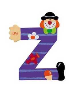 TRUDI SEVI abėcėlės raidė-klounas Z, medinė, 81762 81762