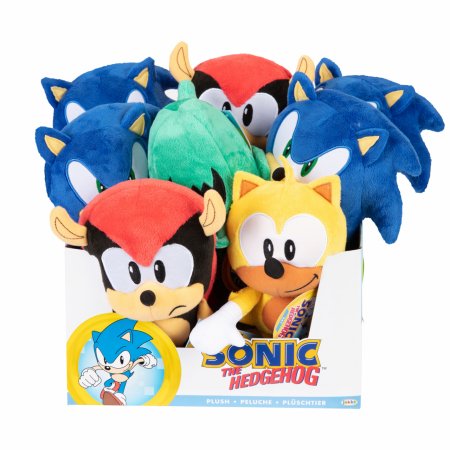 SONIC 9" pliušinis žaislas, asort., 414484-PQ 414484-PQ