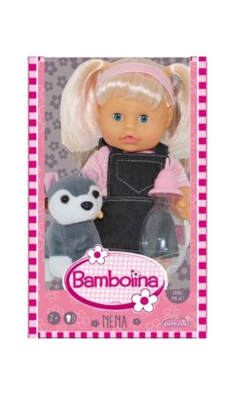 BAMBOLINA Lėlė Nena su šuniuku 36cm, BD131 