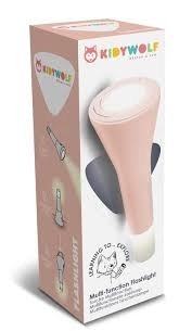 KIDYWOLF multifunkcinis žibintuvėlis, rožinis, FLASHLIGHT-NU 