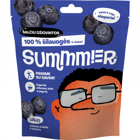 SUMMMER šalčiu džiovintos šilauogės 11g PR00047