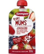 SEMPER MUMS tyrė su braškėmis 6m+ 110g 119293 119293