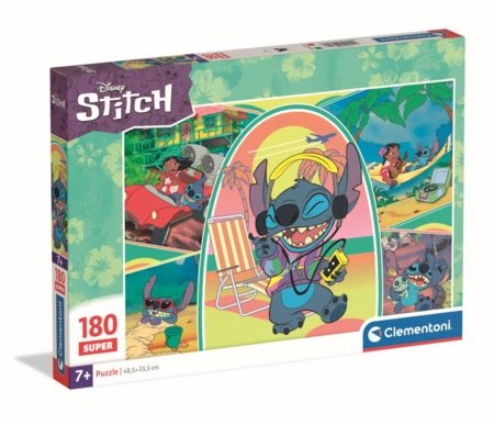 CLEMENTONI dėlionė super Stitch 2025, 180 det., 29800 