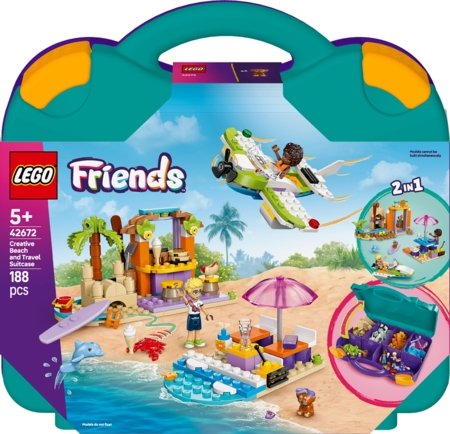 42672 LEGO® Friends Kūrybiškas paplūdimio ir kelionių lagaminas 