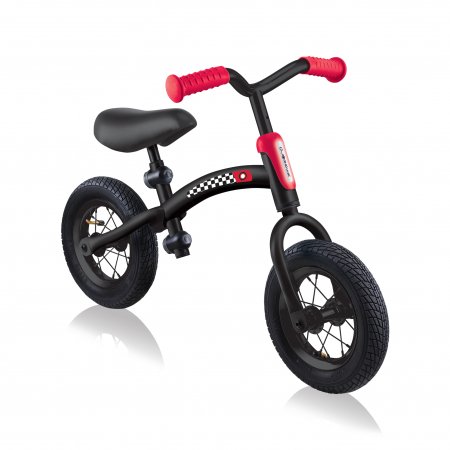 GLOBBER balansinis dviratis Go Bike Air, juodas-raudonas, 615-120 615-120